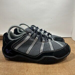 KURU Chicane Shoes Womens Size 8.5 Gray Mesh Lace Up Walking Trail